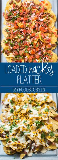 This no brainer loaded nachos platter is the perfect party food for a crowd. Cheesy, crunchy, loaded with toppings, ...