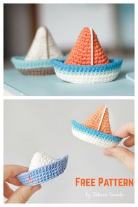 5 Boat Amigurumi Crochet Patterns