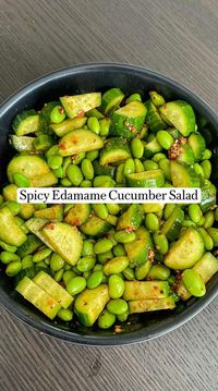 Explore the flavors of a Spicy Edamame Cucumber Salad, perfect for 2022. Dive into healthy snack ideas and delicious recipes that will tantalize your taste buds.