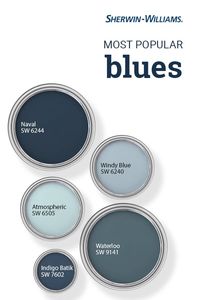 From light to dark and everything in between, Sherwin-Williams customers love blue paint colors. But h… | Sherwin williams blue paint, Blue paint colors, Blue paint