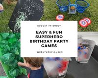 Easy, fun and budget-friendly Superhero Birthday Party Games for your next Superhero birthday or Avengers birthday party! Looking for how to throw a Superhero or Avengers birthday party on a budget? Check out these fun games!