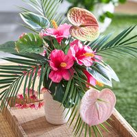 Tropical Hibiscus Arrangement | Projects | Michaels