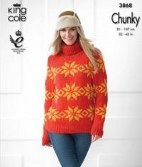 FREE King Cole Lund Jumper Pattern 'The Killing' lookalike - On the Loveknitting blog