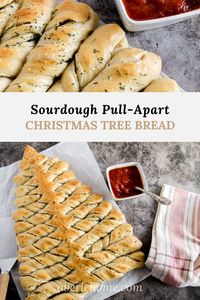 Sourdough Pull Apart Christmas Tree Bread - Aberle Home