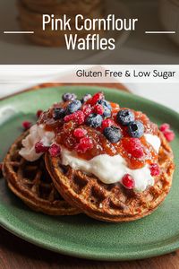 gluten free corn flour pancakes. Healthy Breakfast, easy recipe.