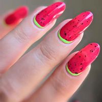 20 Fresh Watermelon Nail Design Ideas To Try This Summer