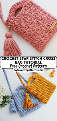 Learn how to create a stunning Crochet Star Stitch Cross Bag with our step-by-step tutorial. Master the star stitch, add your unique touch with color changes, and assemble a fashionable crossbody bag perfect for any occasion. Suitable for various skill levels, this crochet project will leave you with a stylish and practical accessory you'll love. Start crocheting today!