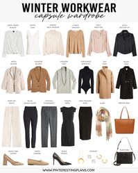 Winter Workwear Capsule Wardrobe 2021 - Pinteresting Plans