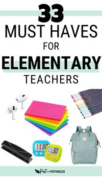 Discover 33+ new teacher must haves for elementary. Perfect for classroom set up, add these items to your back to school checklist and know you are prepared for a wonderful year! This checklist of First year classroom essentials is perfect for experienced teachers too, especially moving grades or schools - or just trying to get more organized and efficient. Use this essential teacher supplies list to get what you need, and save money on the things you don't!!