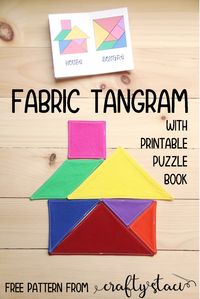 Fabric Tangram Puzzle — Crafty Staci