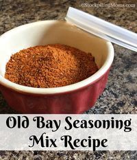 Old Bay Seasoning Mix Recipe that you can make right at home for all your seafoodand lent recipes!