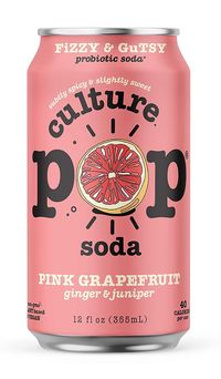 Elevate your beverage experience with Culture Pop's Grapefruit Soda, now available in a convenient 6/4 pack of 12-ounce cans. This vibrant and refreshing soda is made with real grapefruit juice, providing a zesty and invigorating taste that's perfect for any occasion. Culture Pop Grapefruit Soda stands out for its unique blend of bold citrus and subtle spices, delivering a sophisticated twist on traditional sodas. Naturally fermented and lightly sparkling, this drink not only tastes amazing, but