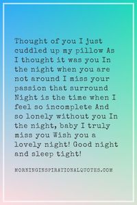 Good Night Poems for Him