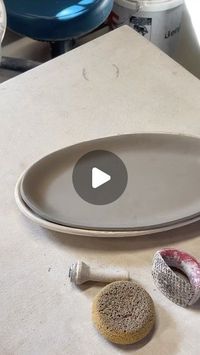 Joyful Clay, Sarah Sewell-Tippin on Instagram: "Making a platter part 2.  . . . #handmade #handbuiltpottery #handbuilding #ceramics #pottery #joyfulclay #marylandmade #annapolismd #wednesdayvibes #kitchenessentials #etsyfinds #giftideas #potterylove #claylove #potterslife #productionpottery #lovemyjob #maker #makersgonnamake #makearteveryday #makeart #artist #potteryvideo #pottersofinstagram"