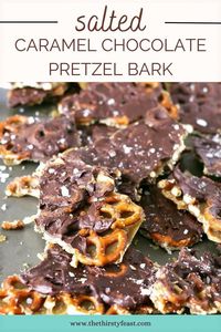 This salted caramel chocolate pretzel bark has been so popular in my home since I first made it that I have had to make two more batches. Good thing it's so easy!