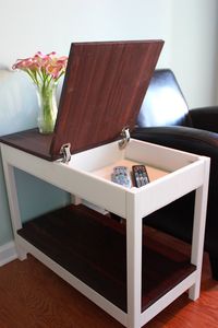 Hidden Storage Side Table