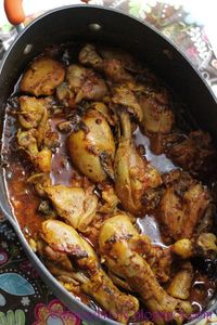 Moroccan Chicken by eatgood4life: Try it with whole wheat couscous or brown rice.  #Chicken #Moroccan