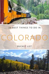 Discover the ultimate Colorado bucket list! Explore the best places to visit in Colorado, from majestic Rocky Mountain vistas to charming towns and outdoor adventures. Start planning your dream Colorado travel itinerary with our guide to the best things to do in the Colorful State.