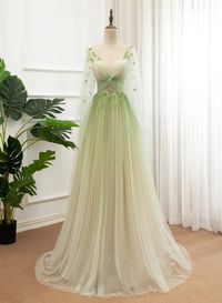 Any things please feel free to contact us: sales@cutedressy.com ******* Product Details******* Product Number:#28UJ Fabric: Tulle Color: Green Neckline: Sweetheart Back Style: Lace-up Hemline: Floor Length Making time: 2-3 weeks, Shipping time: 3-5 working days. Custom size/color, Rush Order is available, and no extra