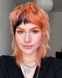 Rachel on Instagram: “Just a little orange popping by to say hello 🍊 I’m loving the colour my hair has faded to, should I keep it peachy or try something new?”