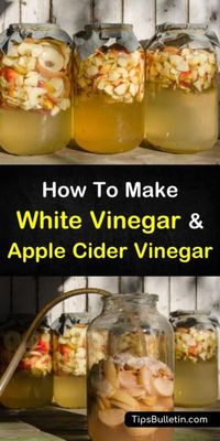 How To Make White Vinegar and Apple Cider Vinegar