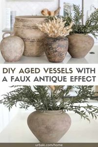 Are you ready to embark on a creative journey that will breathe new life into your home decor? Look no further than DIY aged vessels with a faux antique effect.rnrnWith just a few simple steps, you can transform ordinary vases into captivating pieces that exude charm and character.rnrnBest of all, this thrifty project is super affordable, incredibly enjoyable, and requires minimal effort. Get ready to unleash your inner artist and let your imagination run wild!rnrnThrift Flipping: The Art of...