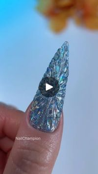 257K views · 46K reactions | New Trend Alert!🔔 
“DIAMOND Nail”💎 | Nails Lover 💅 Nail Art Creator