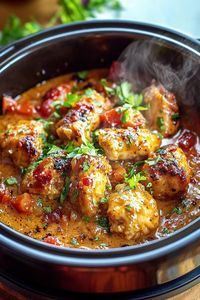 ✨ Fall in love with dinner all over again! 🍽️ Try this mouthwatering **Crock Pot Marry Me Chicken** recipe, where tender chicken meets a rich, creamy sauce brimming with garlic, sun-dried tomatoes, and a hint of Italian seasoning. Perfectly cooked in your slow cooker, it’s a dish so delicious it just might prompt a proposal! Serve it over rice, pasta, or mashed potatoes, and garnish with fresh basil for that extra touch. Ideal for busy nights, this cozy meal is sure to impress your loved ones! 💖 #CrockPotRecipes #EasyDinnerIdeas #ComfortFood