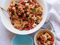 Get Tomato Feta Pasta Salad Recipe from Food Network