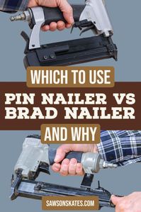 Pin nailers and brad nailers look like similar tools, but they have a few key differences. I'll explain the differences so you can choose the best one for your project.