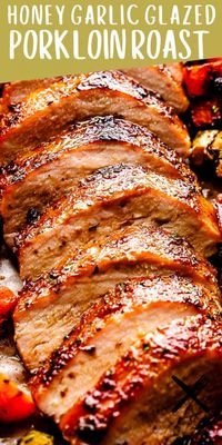 This Honey Garlic Glazed Pork Loin Roast is hands down the BEST pork loin recipe. If you’re wondering how to cook pork loin, this easy method makes juicy, fork tender pork loin. Just rub with spices…