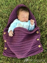 Newborn Sleep sack crochet pattern for Painted Canyon Cardigan