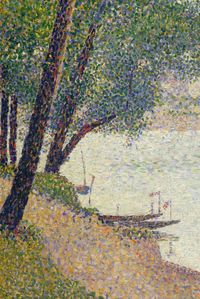 Gray Weather, Grande Jatte - Georges Seurat