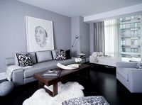 This floor, with these couches, but walls a little darker grey!!! Please