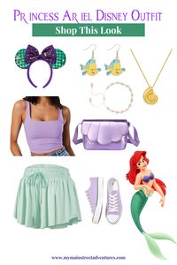 Are you looking for ways to create the perfect Comfy Princess Ariel Disney Bound for your next Disneyland trip? Then look no further! Shop this comfortable and magical outfit inspired by Princess Arie now! #DisneyBound #PrincessAriel #DisneyFashion #DisneylandOutfit #TravelStyle