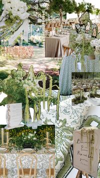 Green and white wedding, fresh and clean, florals with amaranth