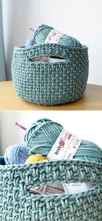 Practical And Beautiful Crochet Baskets - Pattern Center