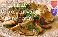 Balsamic Chicken with Mushrooms - 21 Day Fix Recipes - Clean Eating Recipes Healthy Recipes - Dinner - Lunch  weight loss www.simplecleanfitness.com