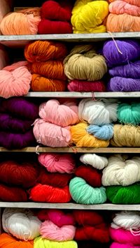 Dive into a rainbow of creativity with this stunning collection of yarns and threads! Perfect for knitting, crocheting, or any craft that needs a splash of color. Explore endless possibilities with these vibrant hues! #YarnLovers #CraftInspiration #Knitting #Crochet #DIYCrafts #Handmade #color #colorful #inspiration #diy