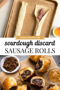 Unleash the charm of our Sourdough Sausage Rolls. A homemade recipe that's quick, flaky, and perfect for game day snacks or appetizers. Visit makeitdough.com for the complete guide.