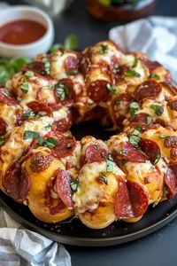 Irresistible Pizza Monkey Bread Recipe - MmmRecipes : Easy and Delicious Recipes