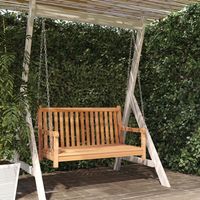 This wooden swing bench will become the focal point of your garden or other outdoor living space. It is a perfect choice for relaxing or enjoying a conversation with a friend. #swingchair #woodenswing #outdoorswing #swingchairs #australia