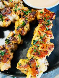 Blackstone Teriyaki Chicken Skewers - Cooks Well With Others