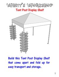 Tent Post Shelf - Etsy