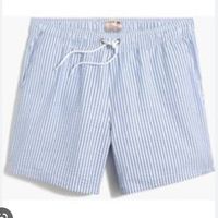 Nwt. Light Blue And White Striped Swim Shorts. Fully Mesh Lined. Drawstring Waistband. Two Side Hip Pockets, One Back Buttoned Pocket. Waist: 30” Inseam: 6” Rise: 10” - Smoke Free Home Fast Response Recycled Packaging All Reasonable Offers Welcome! New To Poshmark? Use The Code “Theniknakmarket” To Receive $ Off Your First Purchase When You Sign Up!