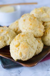 These easy drop biscuits are light, fluffy, buttery, and only take 20 minutes to make.