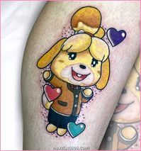 Unique and Creative Animal Crossing Tattoos - Fun Animal Crossing Temporary Tattoos