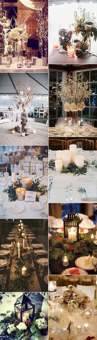 wedding centerpieces for winter wedding ideas