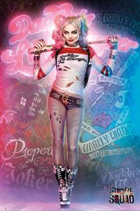 Harley Quinn In Neon Movie Poster