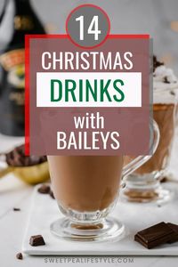 Christmas Drinks with Baileys are a must-have during the festive season! Cheers to the most wonderful time of year with 14 Baileys Cocktail recipes you’ve got to make! These Irish Cream cocktails will have you in the spirit in no time! If you're planning a holiday gathering, you'll want to choose a couple of Christmas Cocktails from this list! Your perfect Bailey's Cocktail is on this list for all your festivities!